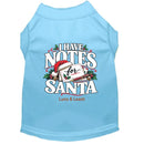 I Have Notes for Santa | Christmas Dog Shirt - Christmas