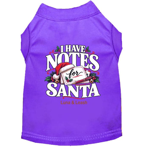 I Have Notes for Santa | Christmas Dog Shirt - Christmas