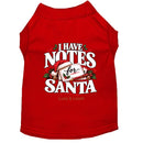 I Have Notes for Santa | Christmas Dog Shirt - Christmas