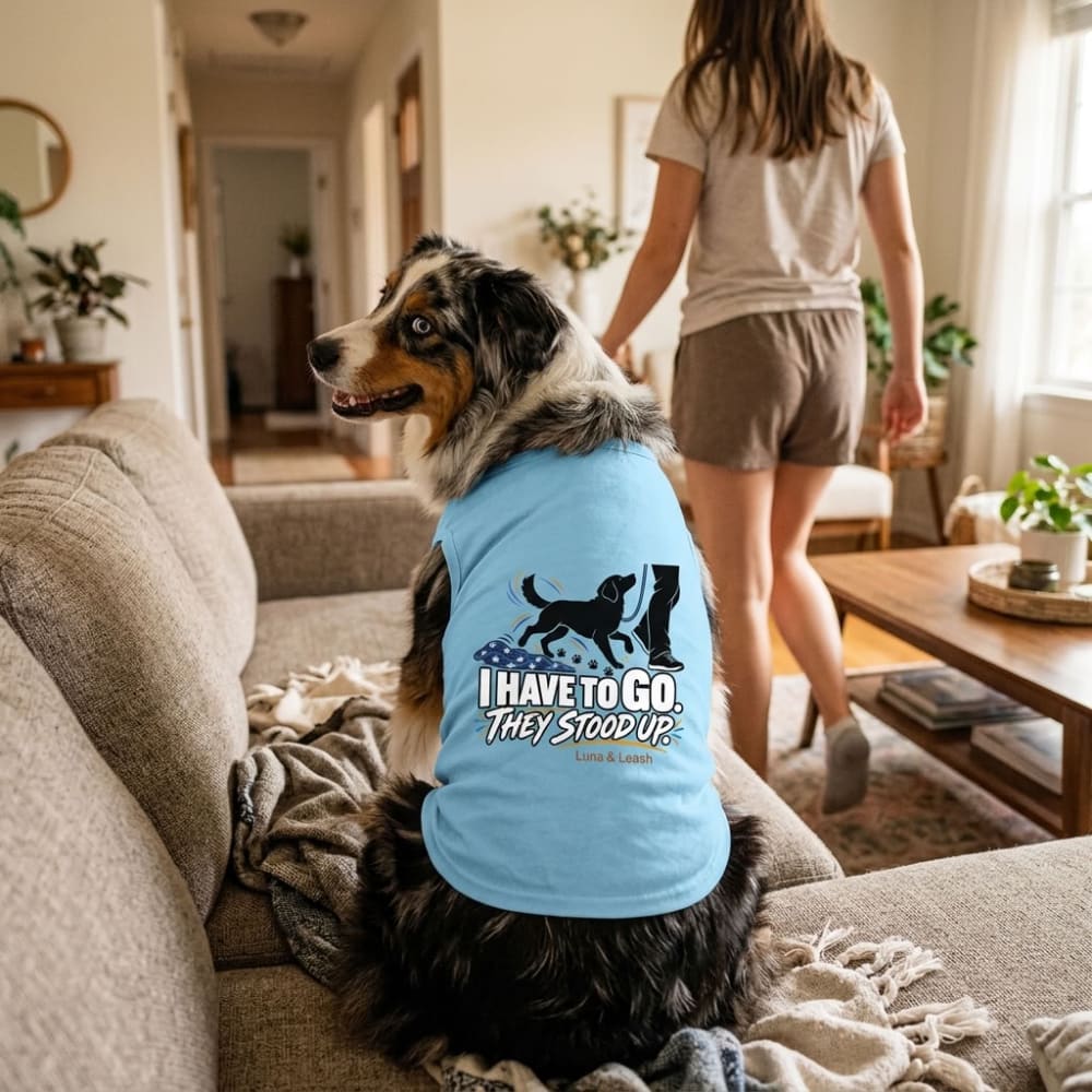 I Have to Go. They Stood Up. | Dog Shirt