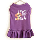 I Melt Hearts Daily Dog Dress - Dog Dress