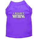 I Regret Nothing Dog Shirt - Funny Dog Shirts