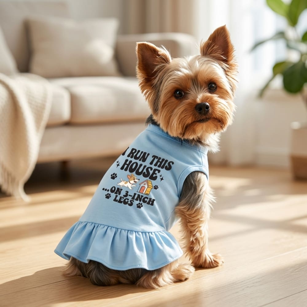 I Run This House Dog Dress