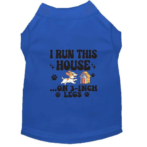 I Run This House Dog Shirt - Funny Dog Shirts