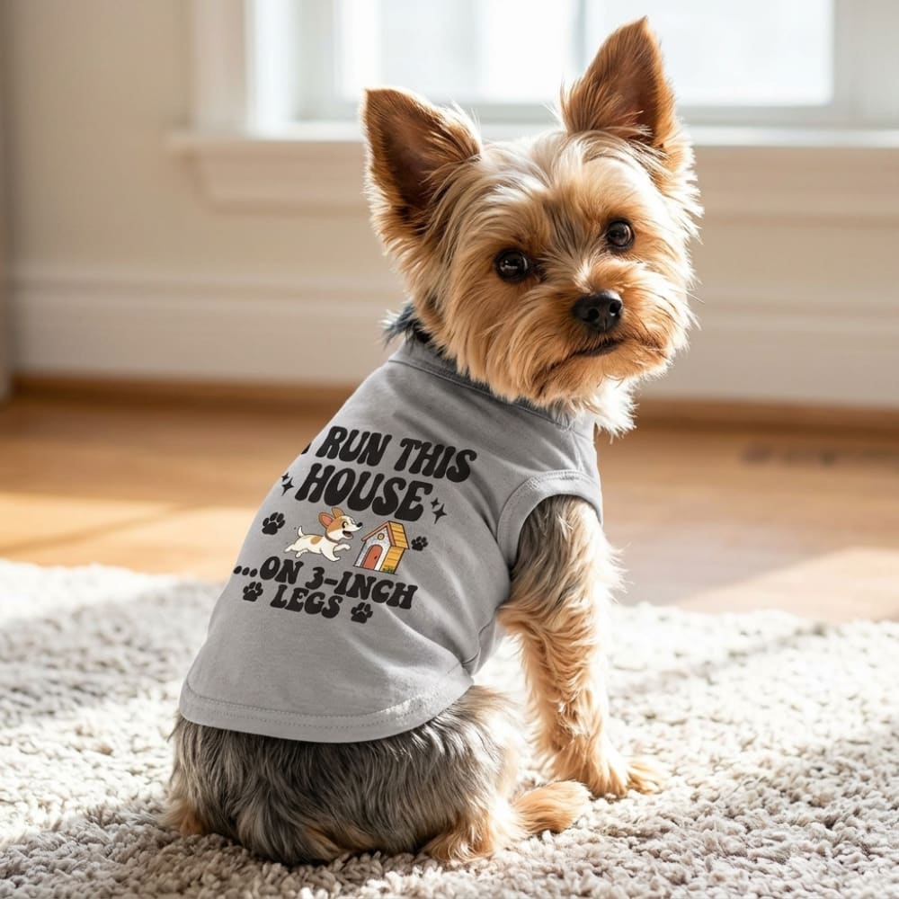 I Run This House Dog Shirt - Funny Dog Shirts