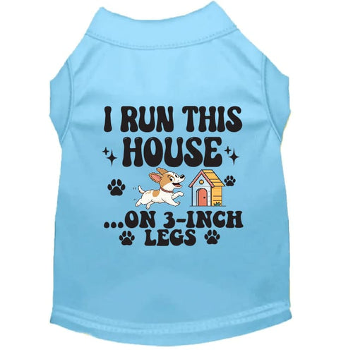 I Run This House Dog Shirt - Funny Dog Shirts