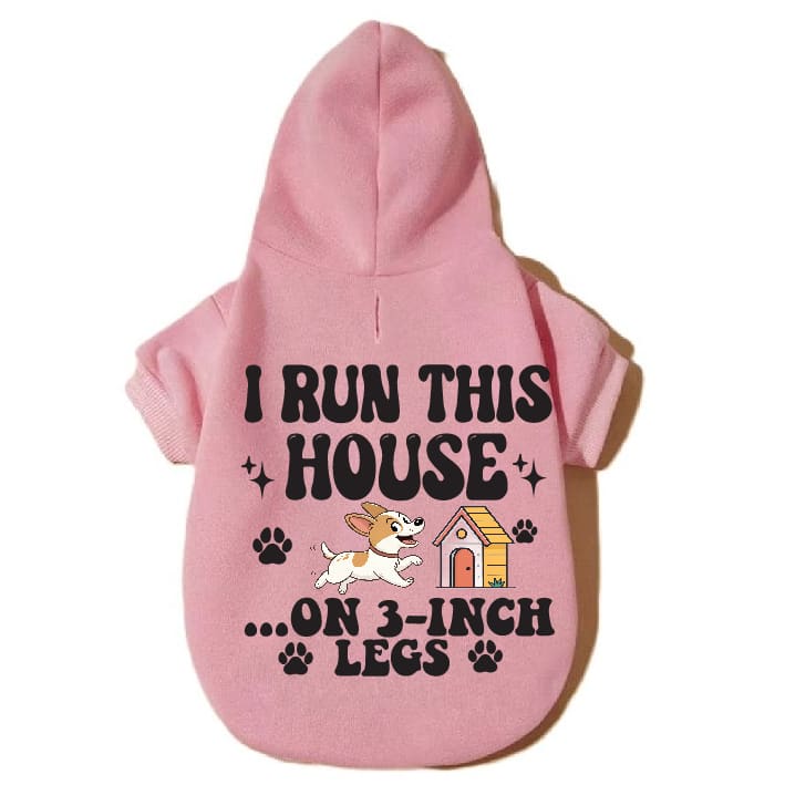 I Run This House...Small Dog Hoodie - Dog Hoodies