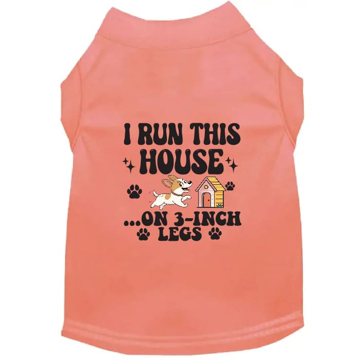 I Run This House Small Dog Shirt - Dog Shirt