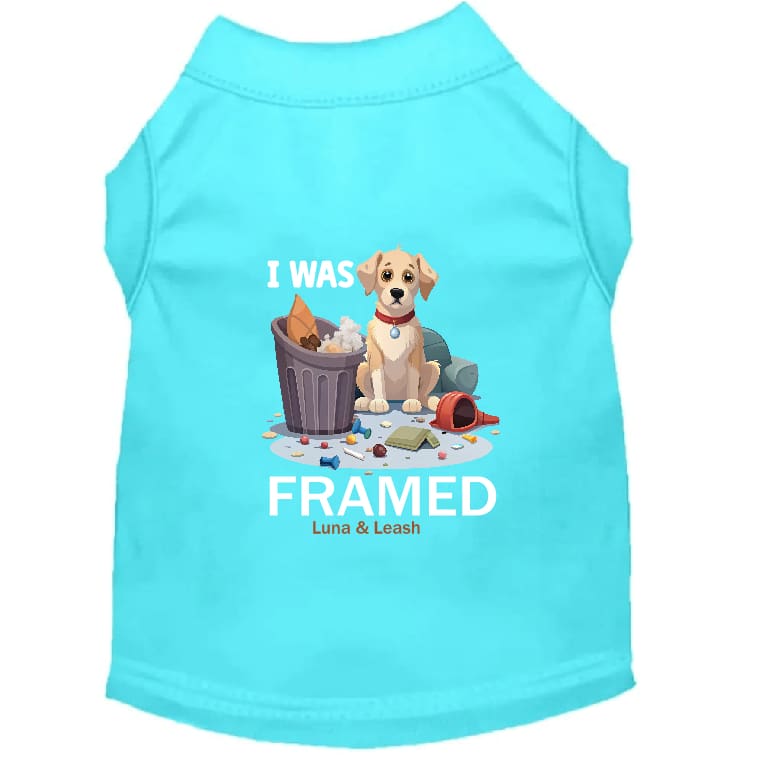 I Was Framed Dog Shirt - Dog Shirt