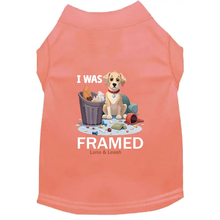 I Was Framed Dog Shirt - Dog Shirt