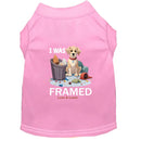 I Was Framed Dog Shirt - Funny Dog Shirts