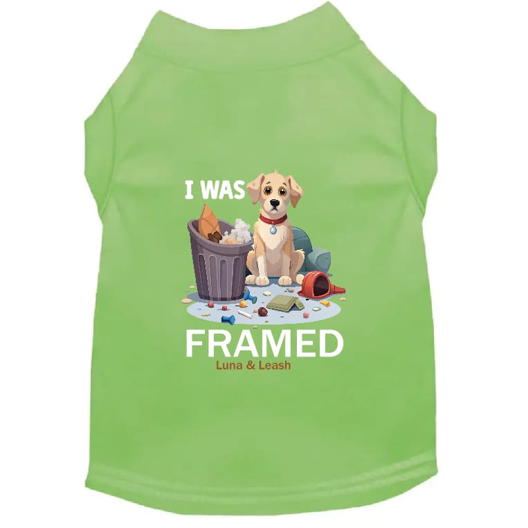I Was Framed Dog Shirt - Dog Shirt