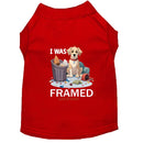 I Was Framed Dog Shirt - Funny Dog Shirts