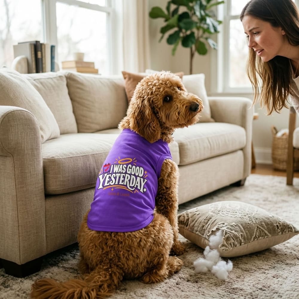 I Was Good Yesterday | Dog Shirt
