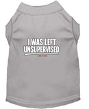 I Was Left Unsupervised Dog Shirt - Funny Dog Shirts