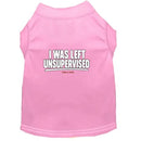 I Was Left Unsupervised Dog Shirt - Funny Dog Shirts