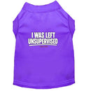 I Was Left Unsupervised Dog Shirt - Funny Dog Shirts