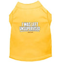 I Was Left Unsupervised Dog Shirt - Funny Dog Shirts