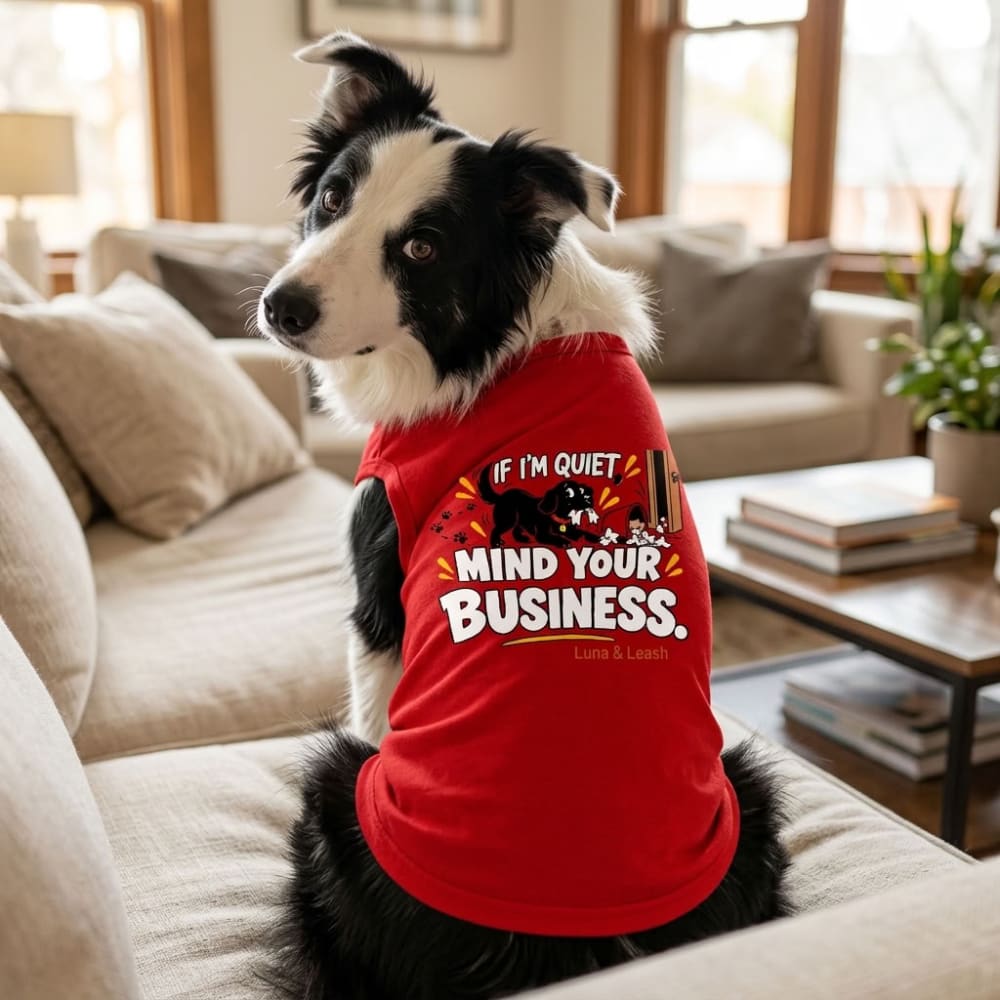 If I’m Quiet Mind Your Business Dog Shirt