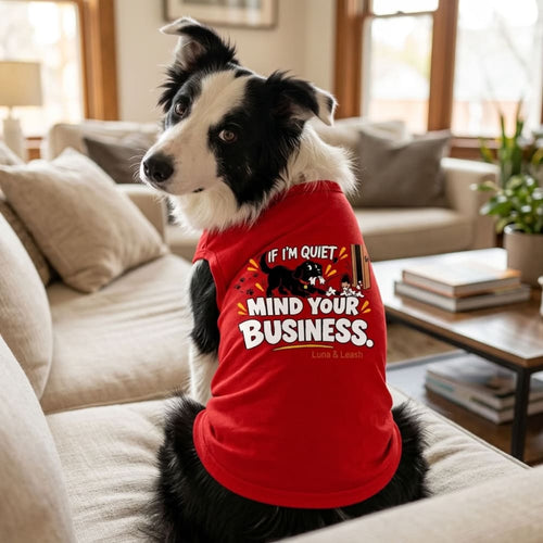 If I’m Quiet Mind Your Business Dog Shirt - Funny Dog Shirts