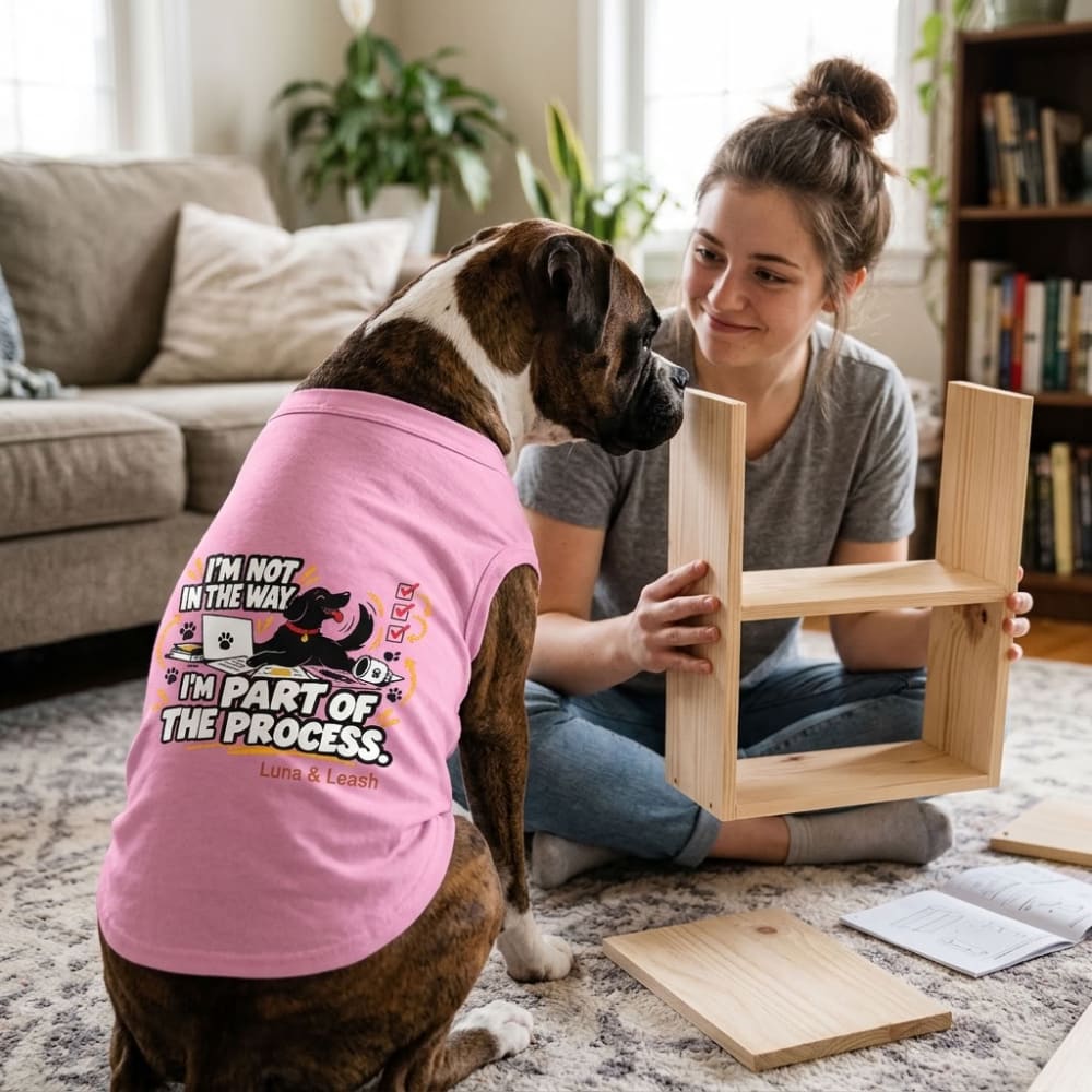 I’m Not in the Way. I’m Part of the Process Dog Shirt