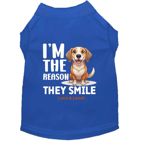 I’m the Reason They Smile Dog Shirt - Sweet & Sentimental