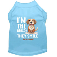 I'm the Reason They Smile Dog Shirt