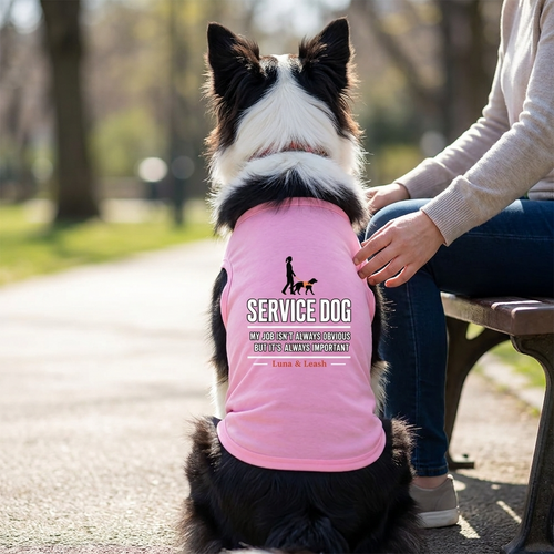 My Job Isn't Always Obvious Service Dog Shirt