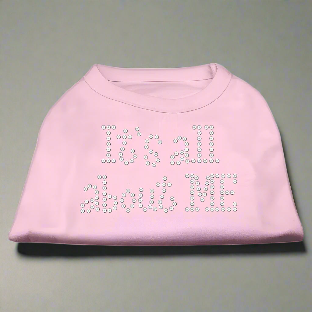 It’s All About Me Rhinestone Dog Shirt - 3-6 Lbs. - Outlet