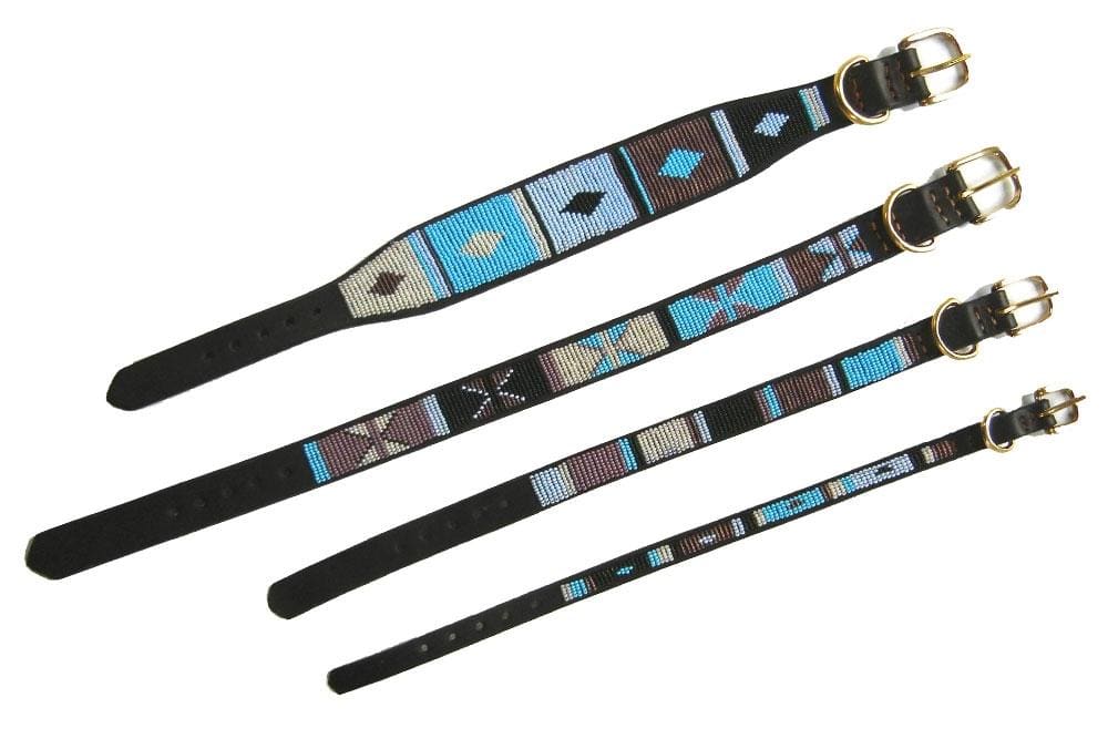 Jacaranda Beaded Dog Collar - Dog Collars - Maasai