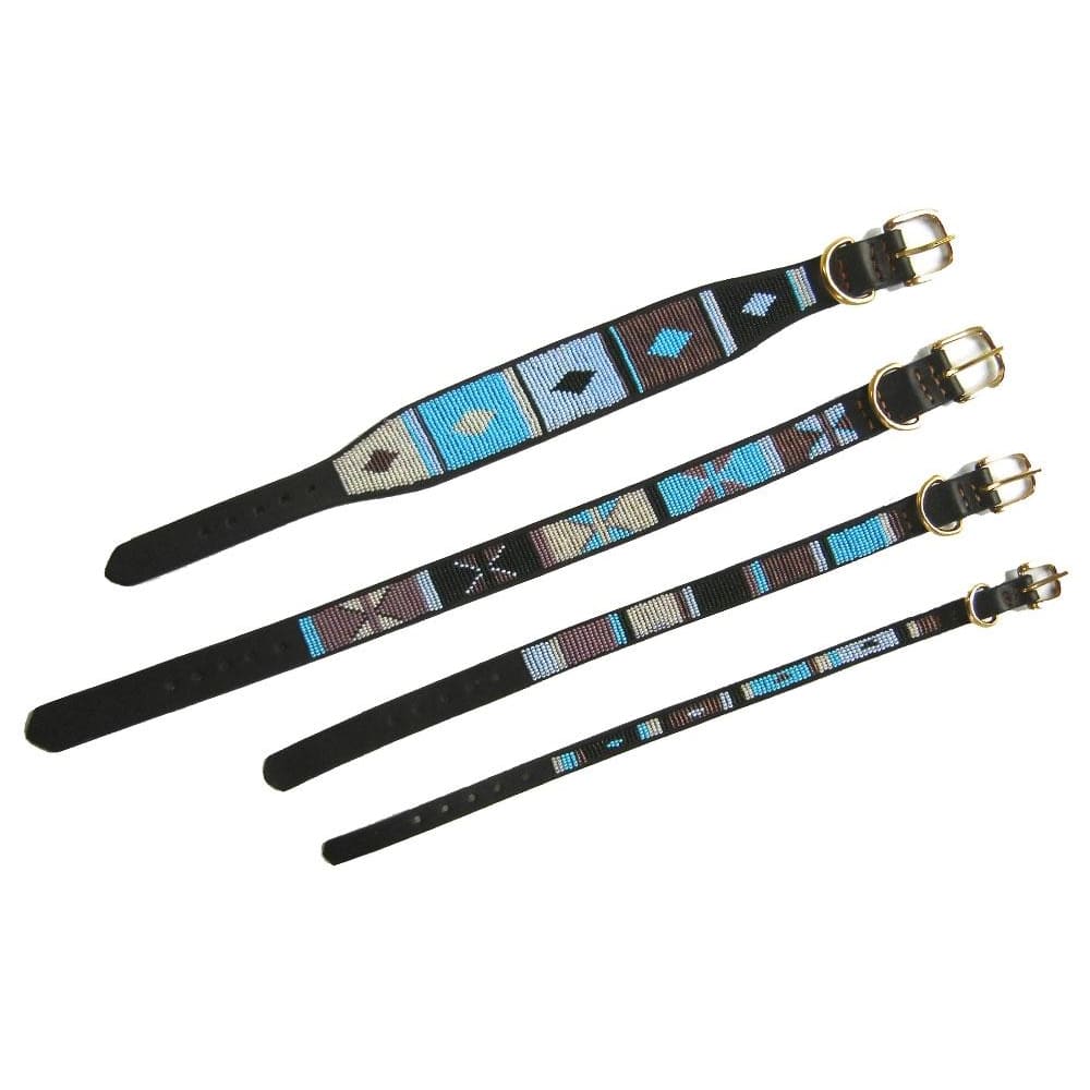 Jacaranda Beaded Dog Collar - Dog Collars - Maasai