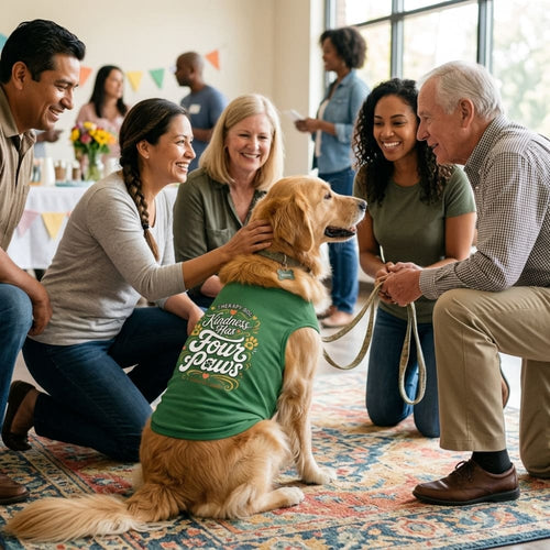 Kindness Has Four Paws Therapy Dog Shirt - Therapy Dog