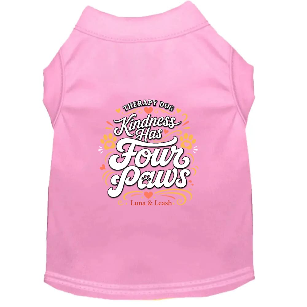 Kindness Has Four Paws Therapy Dog Shirt - Therapy Dog