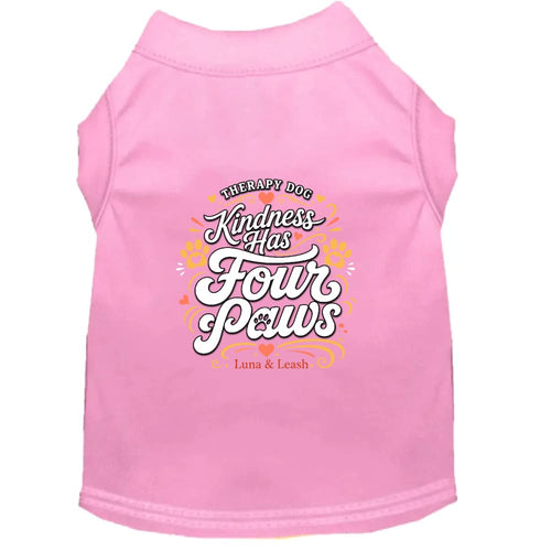 Kindness Has Four Paws Therapy Dog Shirt - Therapy Dog