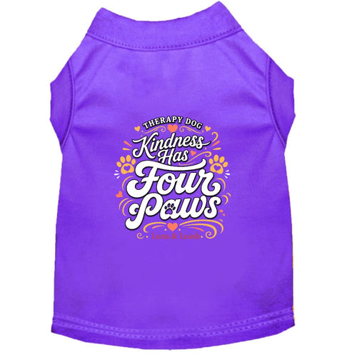 Kindness Has Four Paws Therapy Dog Shirt - Therapy Dog