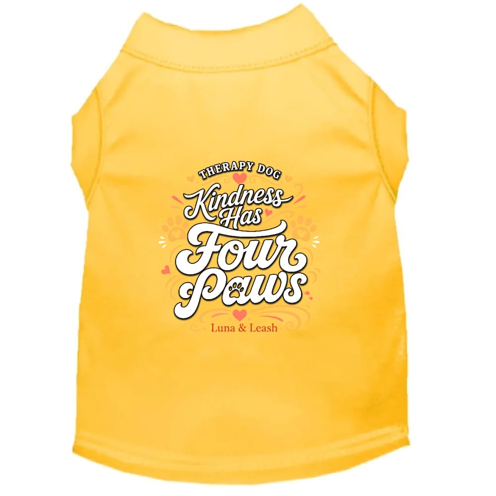 Kindness Has Four Paws Therapy Dog Shirt - Therapy Dog