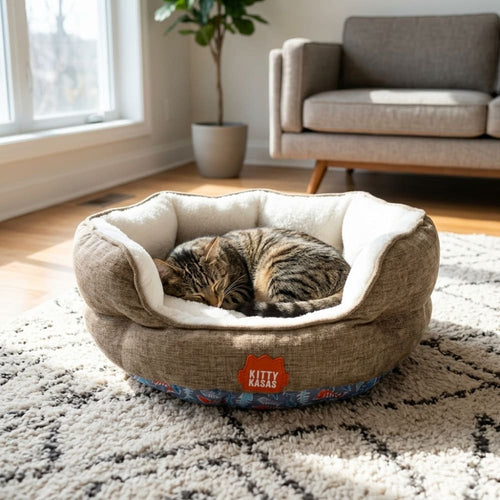 Kitty Kasa Bolster Cat Bed - Cat Beds