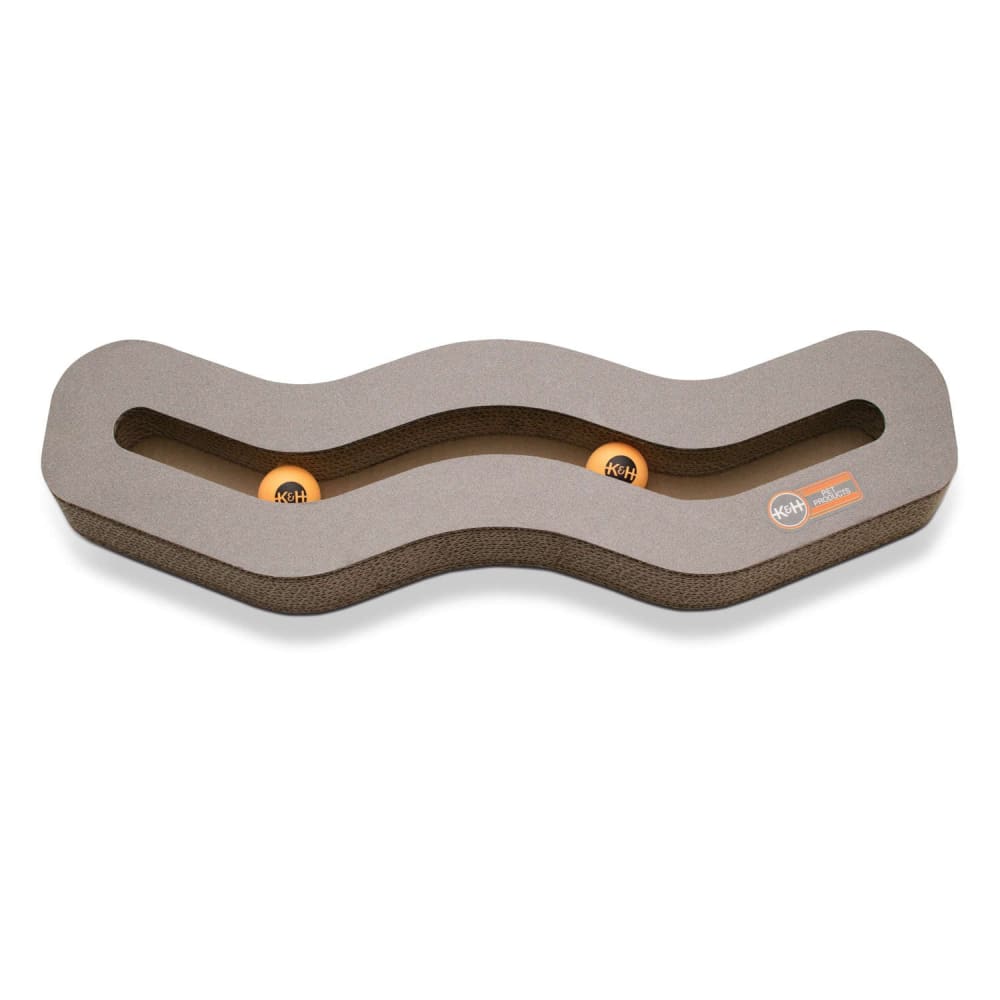 Kitty Tippy Track N’ Roll Cardboard Toy - Interactive Cat