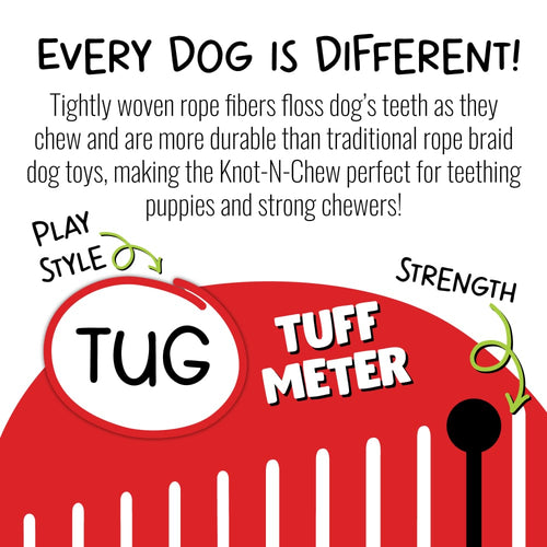 Knot-n-Chew - Dog Chew Toy