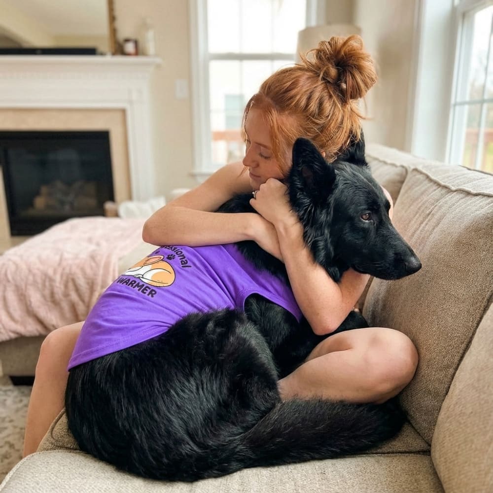 Lap Warmer Dog Shirt - Funny Dog Shirts