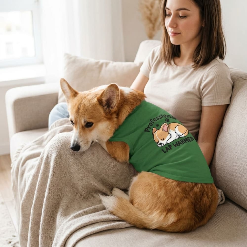 Lap Warmer Dog Shirt - Funny Dog Shirts