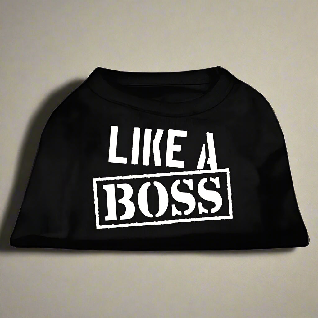 Like a Boss Screen Print Pet Shirt - 3-6 Lbs. - Outlet