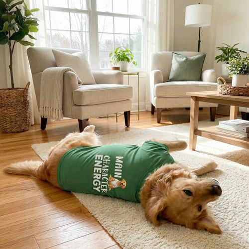 Main Character Energy Dog Shirt - Statement Dog Shirts