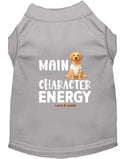 Main Character Energy Dog Shirt - Statement Dog Shirts