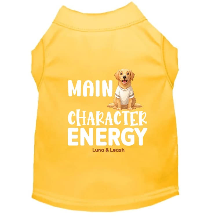 Main Character Energy Dog Shirt - Statement Dog Shirts