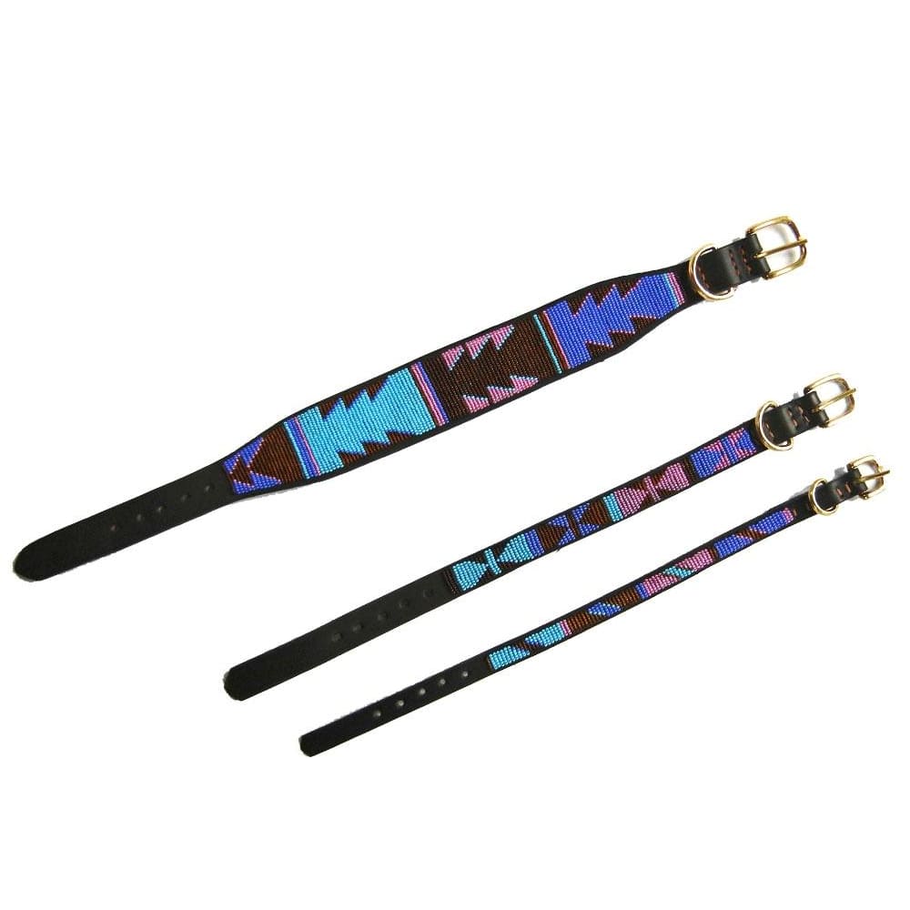 Malindi Beaded Dog Collar - Dog Collars - Maasai