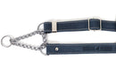 Martingale Blue Jeans Leather Dog Collar - Dog Collars
