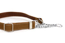 Martingale Earth Brown Leather Dog Collar - Dog Collars