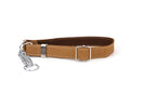 Martingale Khaki Leather Dog Collar - Dog Collars - Euro