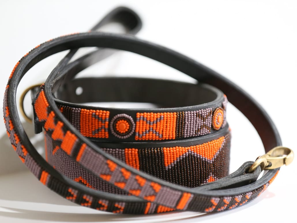 Marula Beaded Dog Collar